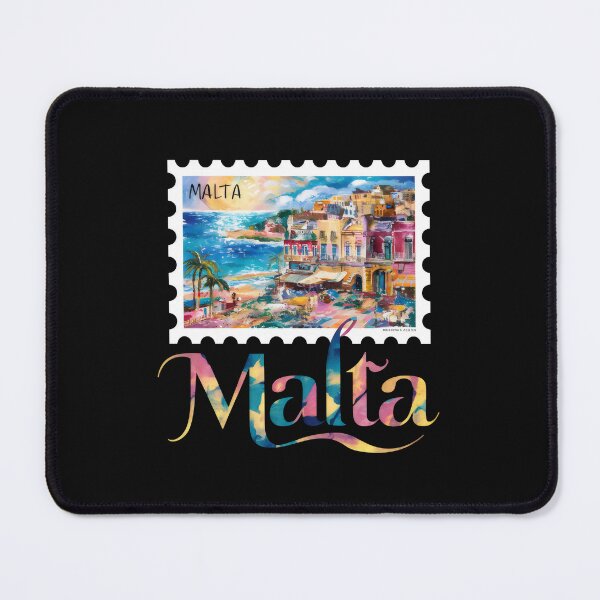 Item preview, Malta Travel Europe - "Maltese Charm: Vintage Mediterranean Travel Poster" designed and sold by stickercuffs.