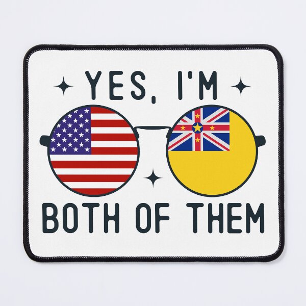 Item preview, Yes I'm Both Of Them American Niuean designed and sold by OX-tright.