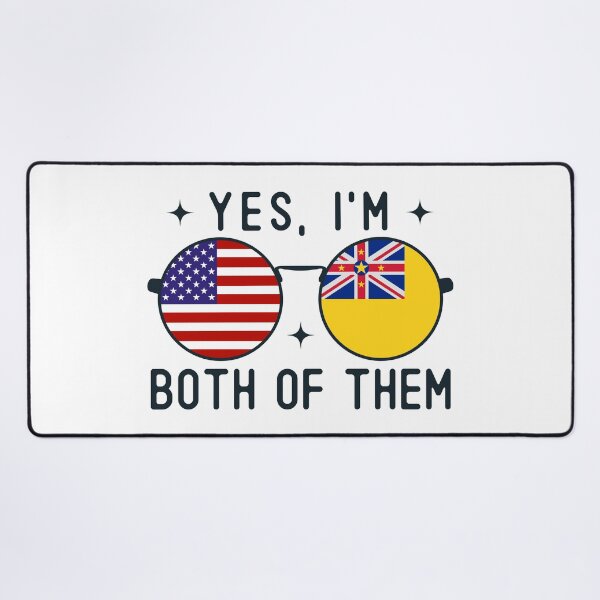 Item preview, Yes I'm Both Of Them American Niuean designed and sold by OX-tright.