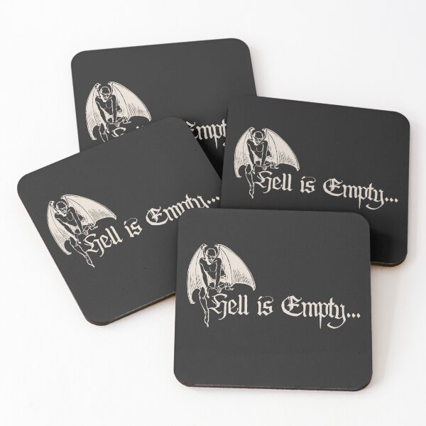 Item preview, Hell is Empty all the Devils are Here William Shakespear quotes, Occult Tee, Witchy Vibes, Satanic Shirt, Alternative Clothing, Gothic Aesthetic, Lucifer, Demons, Succubus Shirt designed and sold by SSINAMOON.