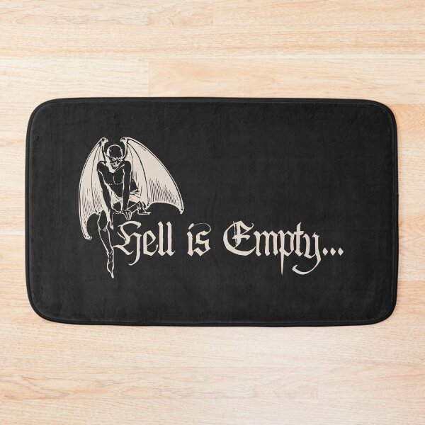 Item preview, Hell is Empty all the Devils are Here William Shakespear quotes, Occult Tee, Witchy Vibes, Satanic Shirt, Alternative Clothing, Gothic Aesthetic, Lucifer, Demons, Succubus Shirt designed and sold by SSINAMOON.