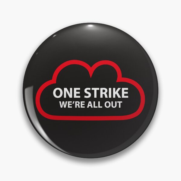 Item preview, One Strike We’re All Out designed and sold by Incognito Design.