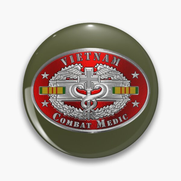 Item preview, Combat Medical Badge Vietnam designed and sold by SoldierAlways.