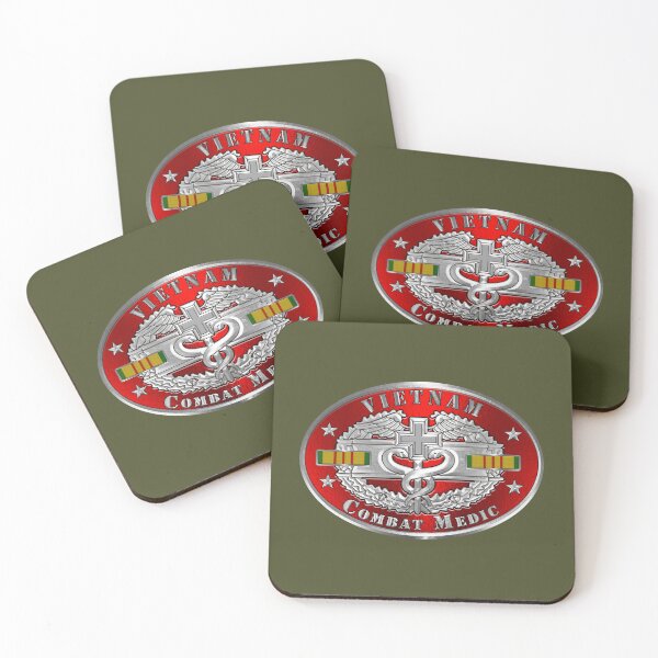 Item preview, Combat Medical Badge Vietnam designed and sold by SoldierAlways.