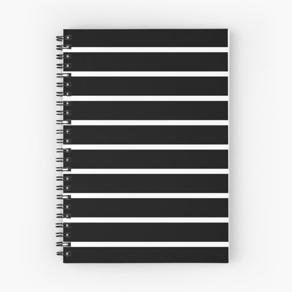 Item preview, Black and Thin White Horizontal Stripes designed and sold by starrylite.