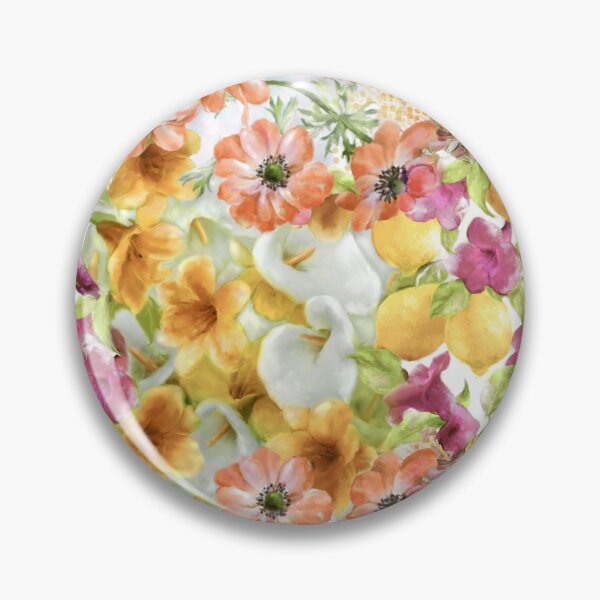 Item preview, Anemone Lemon Merged Match Pattern Design designed and sold by Tina Veenstra.