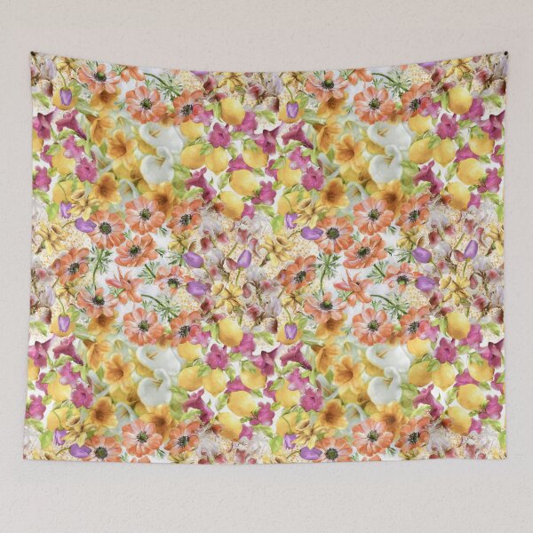 Item preview, Anemone Lemon Merged Match Pattern Design designed and sold by Tina Veenstra.