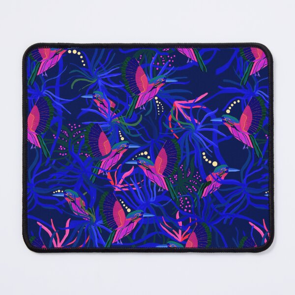 Item preview, Tropical Jungle Dreambird Pattern – Boho Bird Art Print designed and sold by Robin Jensen.
