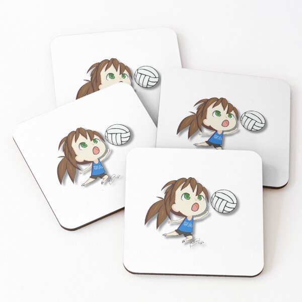 Item preview, Volleyball Drawing Chibi Female, VOLEY, mammal, sport, manga designed and sold by Maystro-design.