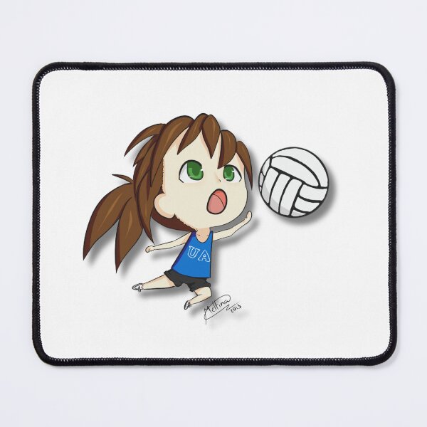 Item preview, Volleyball Drawing Chibi Female, VOLEY, mammal, sport, manga designed and sold by Maystro-design.