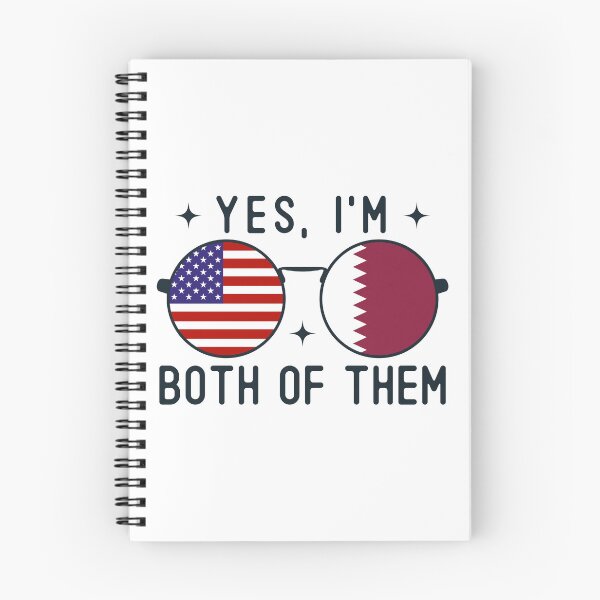 Item preview, Yes I'm Both Of Them American Qatari designed and sold by OX-tright.