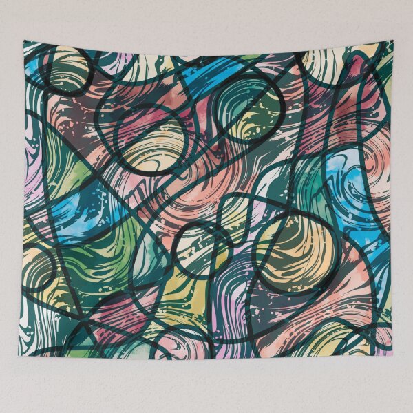 Item preview, Neurographic circles and loops designed and sold by WatercolourLily.