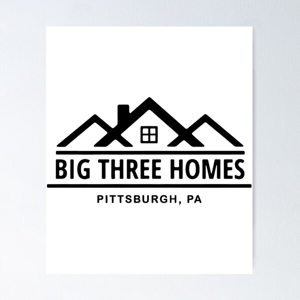 Item preview, Big Three Homes  hipster t-shirts designed and sold by JasonYoder.