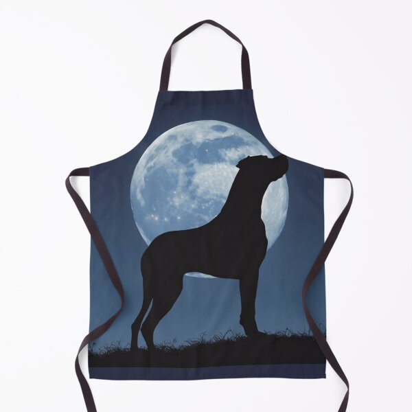 Item preview, Vigilant Watchdog Silhouetted against the moonlit in black designed and sold by andrew758.