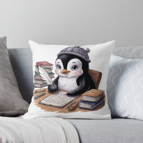 Item preview,  Cute Penguin Reading books, world book day lover designed and sold by Spengi.