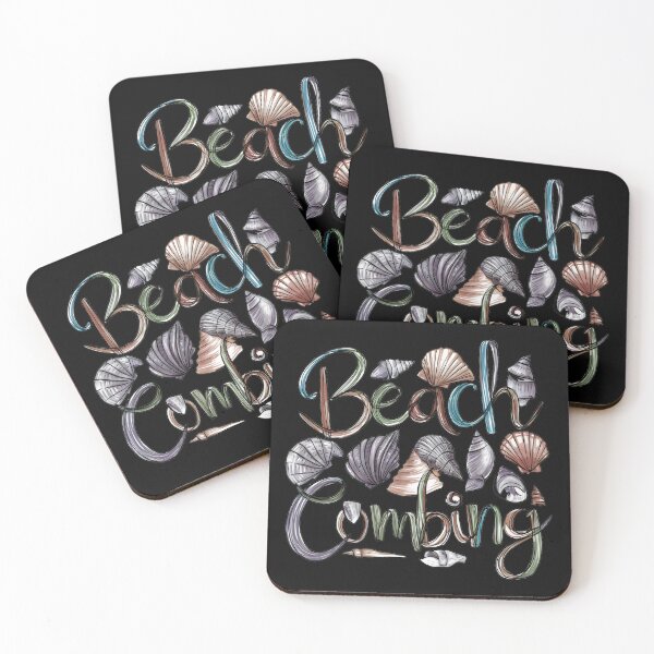 Item preview, Beach Combing Shelling - "Beachcomber's Delight: Treasure Hunting Coastal Finds"  designed and sold by stickercuffs.