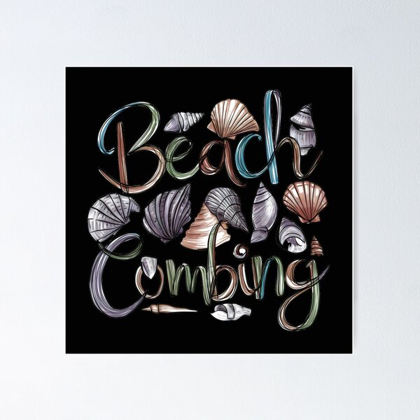 Item preview, Beach Combing Shelling - "Beachcomber's Delight: Treasure Hunting Coastal Finds"  designed and sold by stickercuffs.