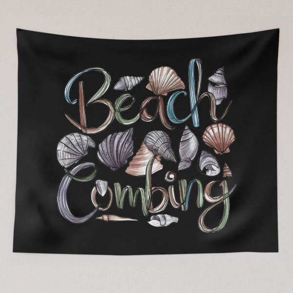 Item preview, Beach Combing Shelling - "Beachcomber's Delight: Treasure Hunting Coastal Finds"  designed and sold by stickercuffs.