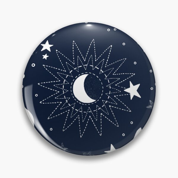 Item preview, Crescent and stars on a blue-black background designed and sold by Alex  Blud.