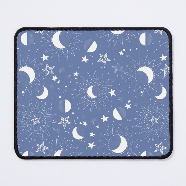 Item preview, Crescent and stars on a blue background designed and sold by Alex  Blud.