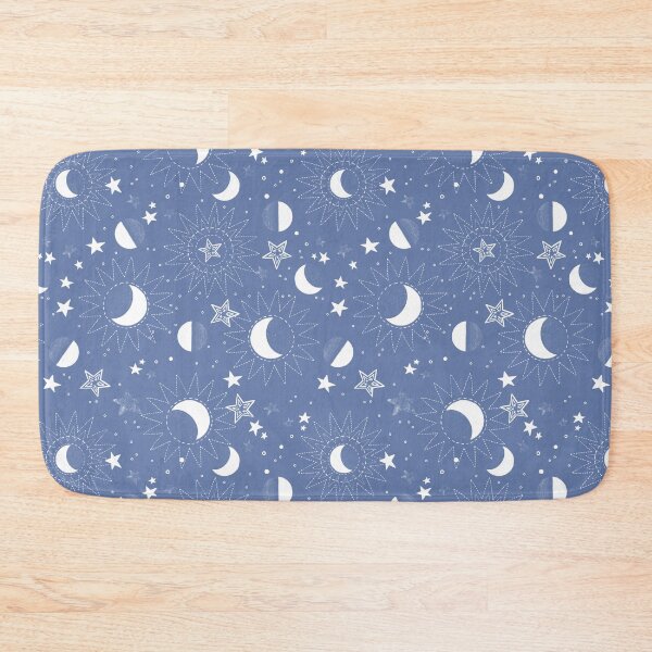 Item preview, Crescent and stars on a blue background designed and sold by Alex  Blud.