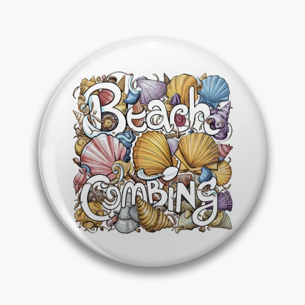Item preview, Beach Combing Shelling- "Coastal Treasures: Beachcombing & Metal Detecting"  designed and sold by stickercuffs.