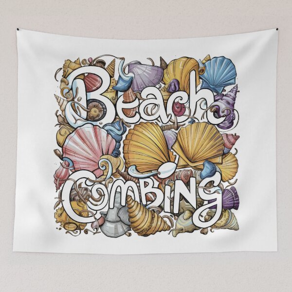 Item preview, Beach Combing Shelling- "Coastal Treasures: Beachcombing & Metal Detecting"  designed and sold by stickercuffs.