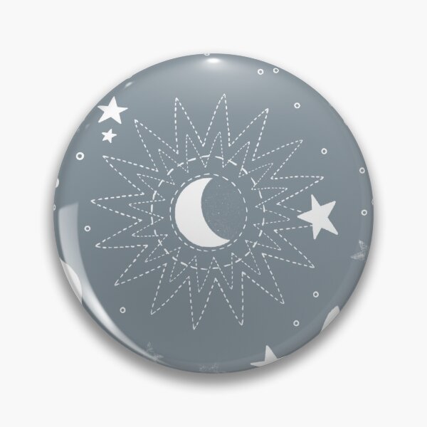 Item preview, Crescent and stars on a gray background  designed and sold by Alex  Blud.
