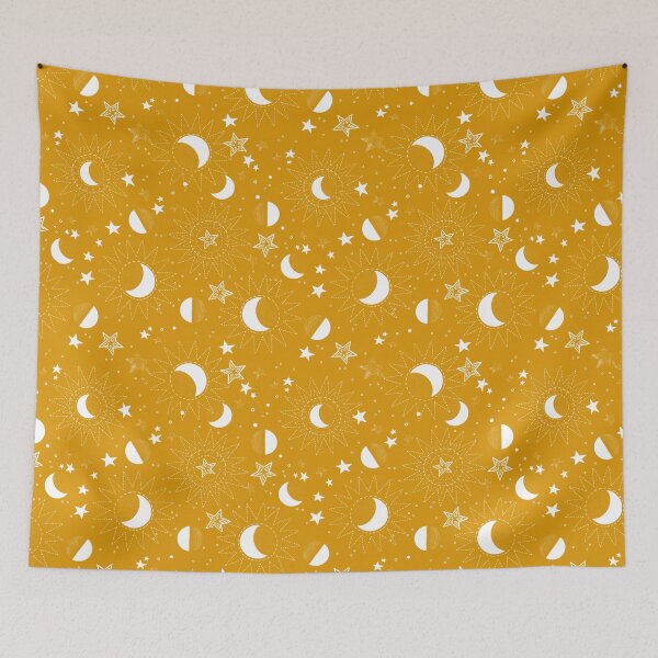 Item preview, Crescent and stars on a dark blue background designed and sold by Alex  Blud.