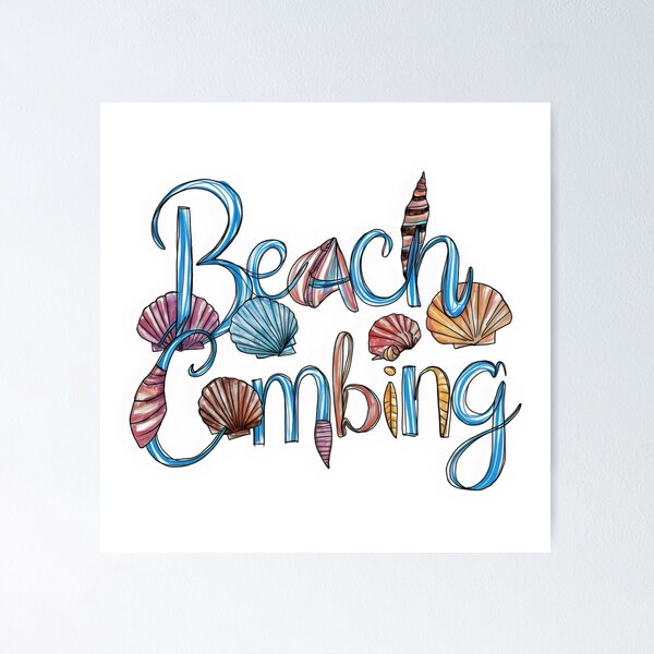 Item preview, Beach Combing Shelling - Beachcombing Adventure: Metal Detecting Coastal Treasures" designed and sold by stickercuffs.