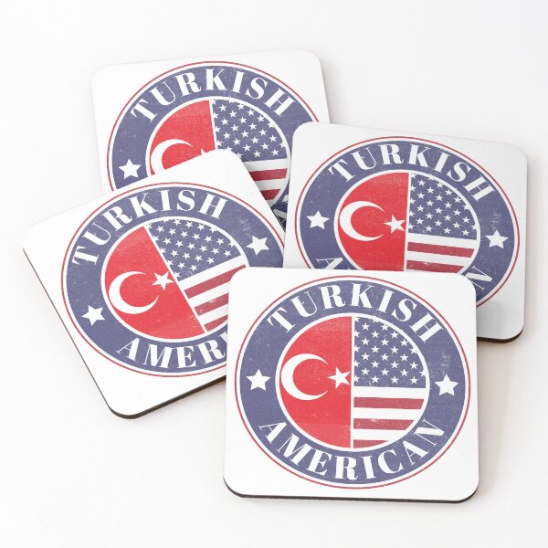 Item preview, Proud Turkish-American Badge - Turkey Flag Turkiye Flag designed and sold by chrisrivait.