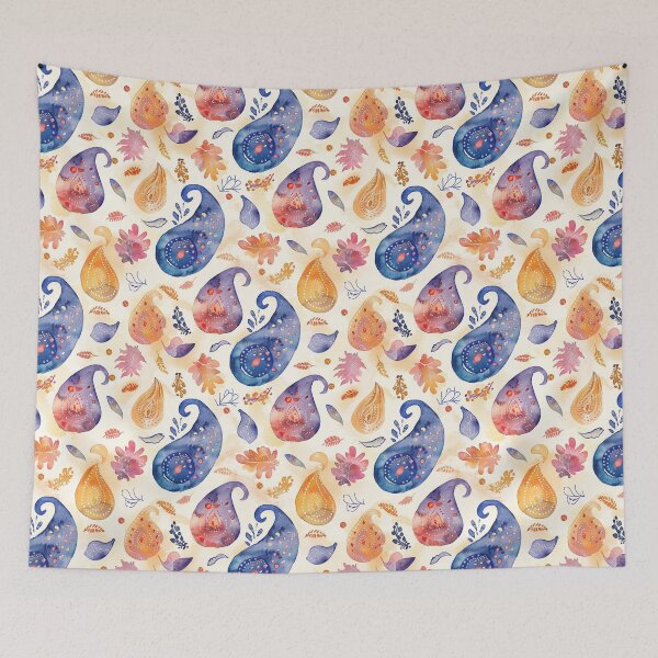 Item preview, WHIMSY WAVES Paisley Patterns designed and sold by Frenchifique.