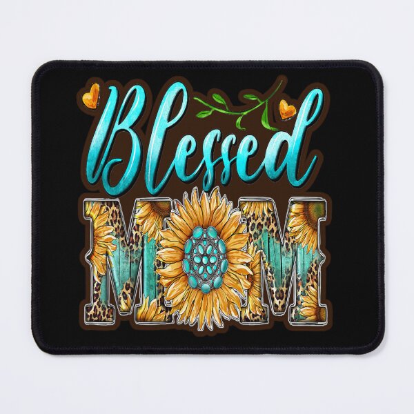 Item preview, Cute Sunflower Leopard Blessed Mom designed and sold by Paula Helit.