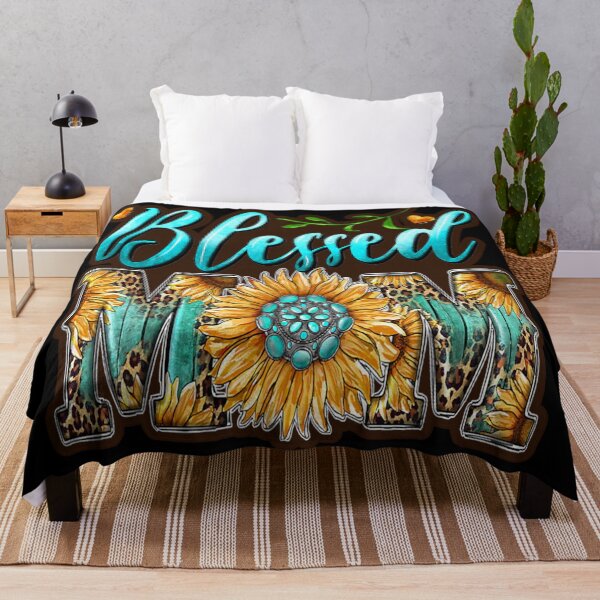 Item preview, Cute Sunflower Leopard Blessed Mom designed and sold by Paula Helit.