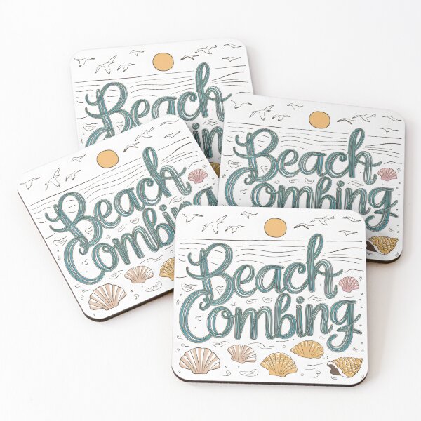 Item preview, Beach Combing Shelling - Seaside Treasures: Metal Detecting Beachcombing Fun" designed and sold by stickercuffs.