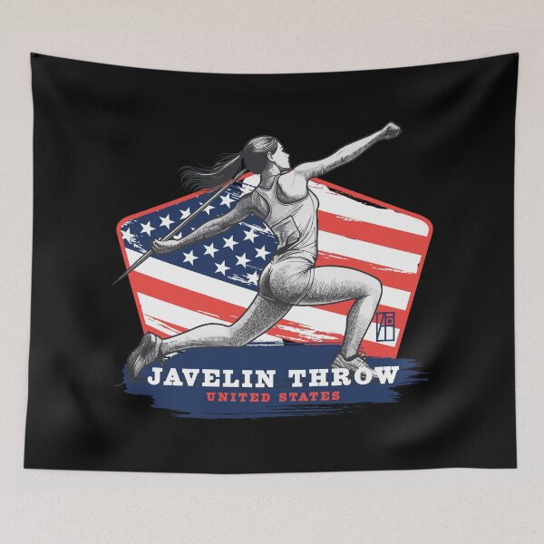 Item preview, JAVELIN THROW - USA - SPORT SQUAD - 2 designed and sold by ArtProjectShop.