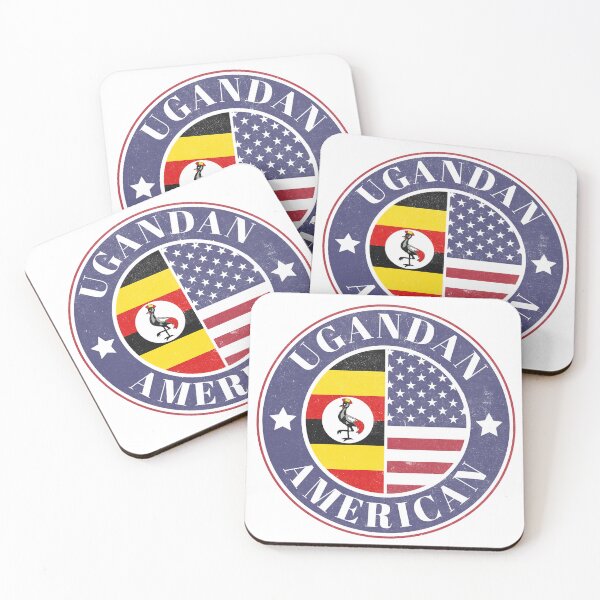 Item preview, Proud Ugandan-American Badge - Uganda Flag designed and sold by chrisrivait.