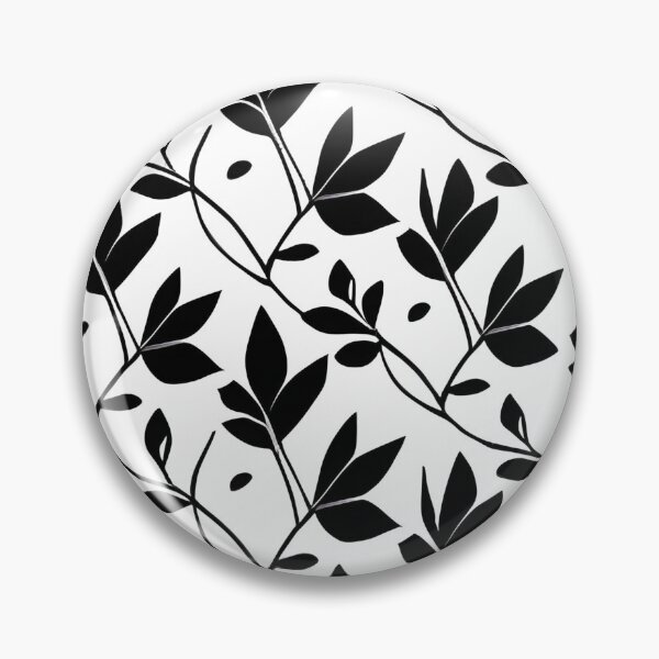 Item preview, Black Border Leaves, Botanical Design Art Pattern designed and sold by Liza36designs.