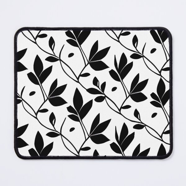 Item preview, Black Border Leaves, Botanical Design Art Pattern designed and sold by Liza36designs.