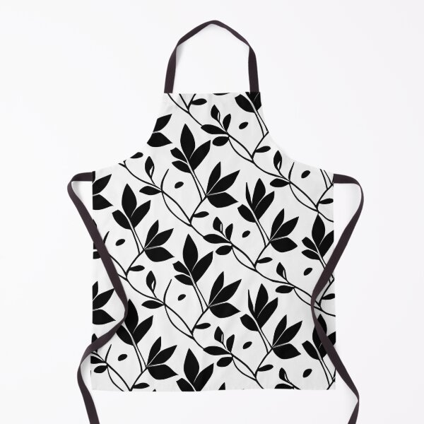 Item preview, Black Border Leaves, Botanical Design Art Pattern designed and sold by Liza36designs.