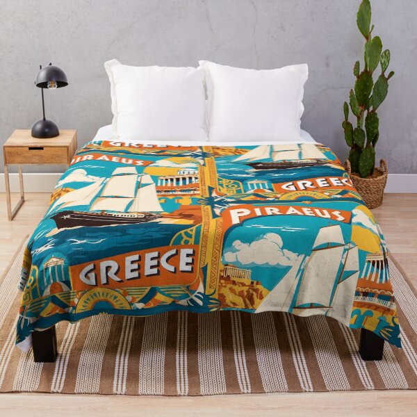 Item preview, Piraeus Greece Vintage Travel Tourism  designed and sold by TravelersGems.
