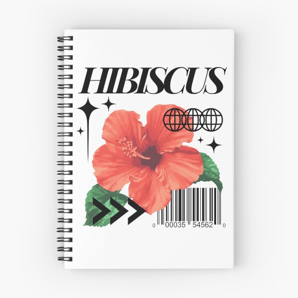 Item preview, Hibiscus Red Flowers with Black Text designed and sold by AveryZi.