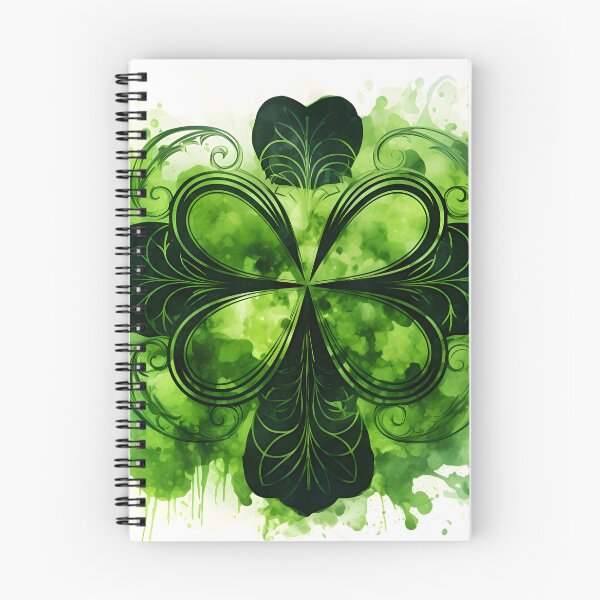 Item preview, Vibrant Irish Green Clover Art designed and sold by mebraart.