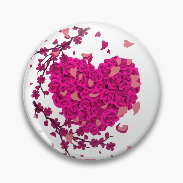 Item preview, Pink Rose Heart designed and sold by mpandam.