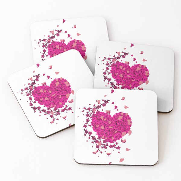 Item preview, Pink Rose Heart designed and sold by mpandam.