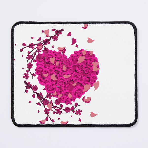 Item preview, Pink Rose Heart designed and sold by mpandam.
