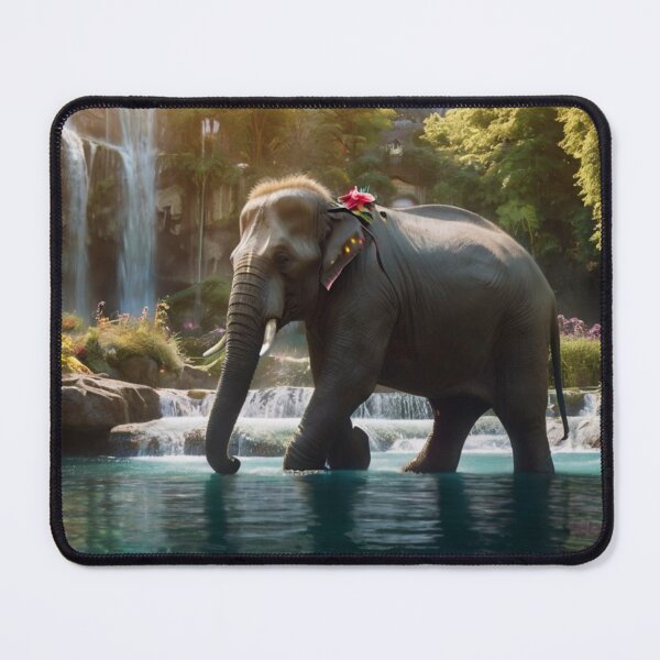 Item preview, Elephants' River Paradise designed and sold by BlareBlare.
