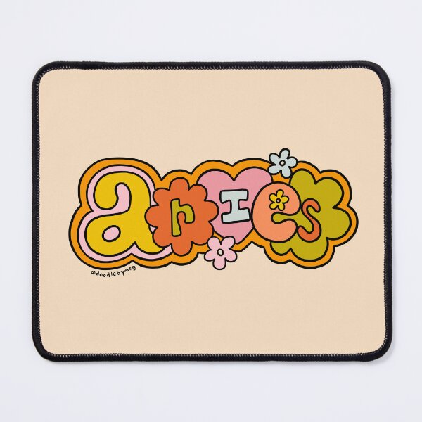 Item preview, Aries Doodle Letters designed and sold by doodlebymeg.