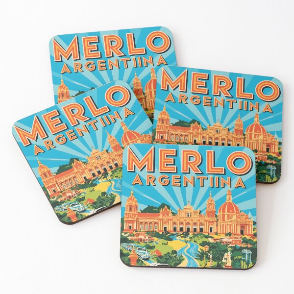 Item preview, Merlo Argentina Vintage Travel Tourism  designed and sold by TravelersGems.