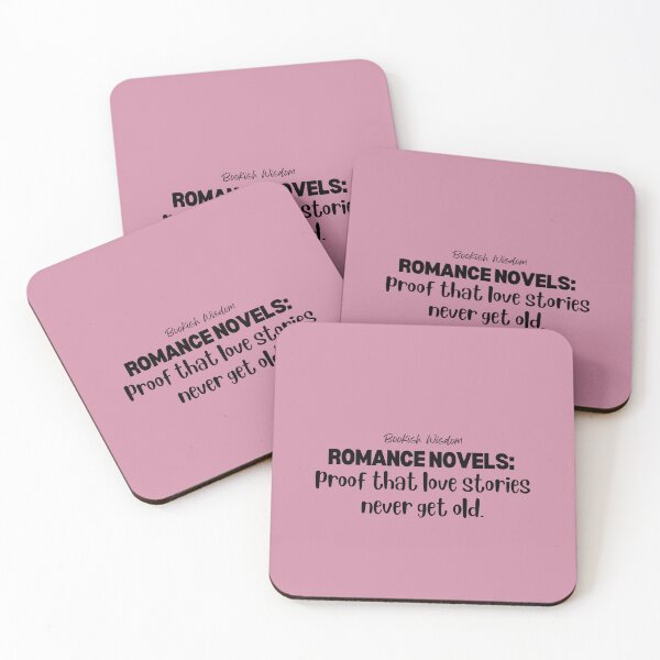 Item preview, Copy of Bookish Wisdom Romance novels: proof that love stories never get old. designed and sold by marlynlove.